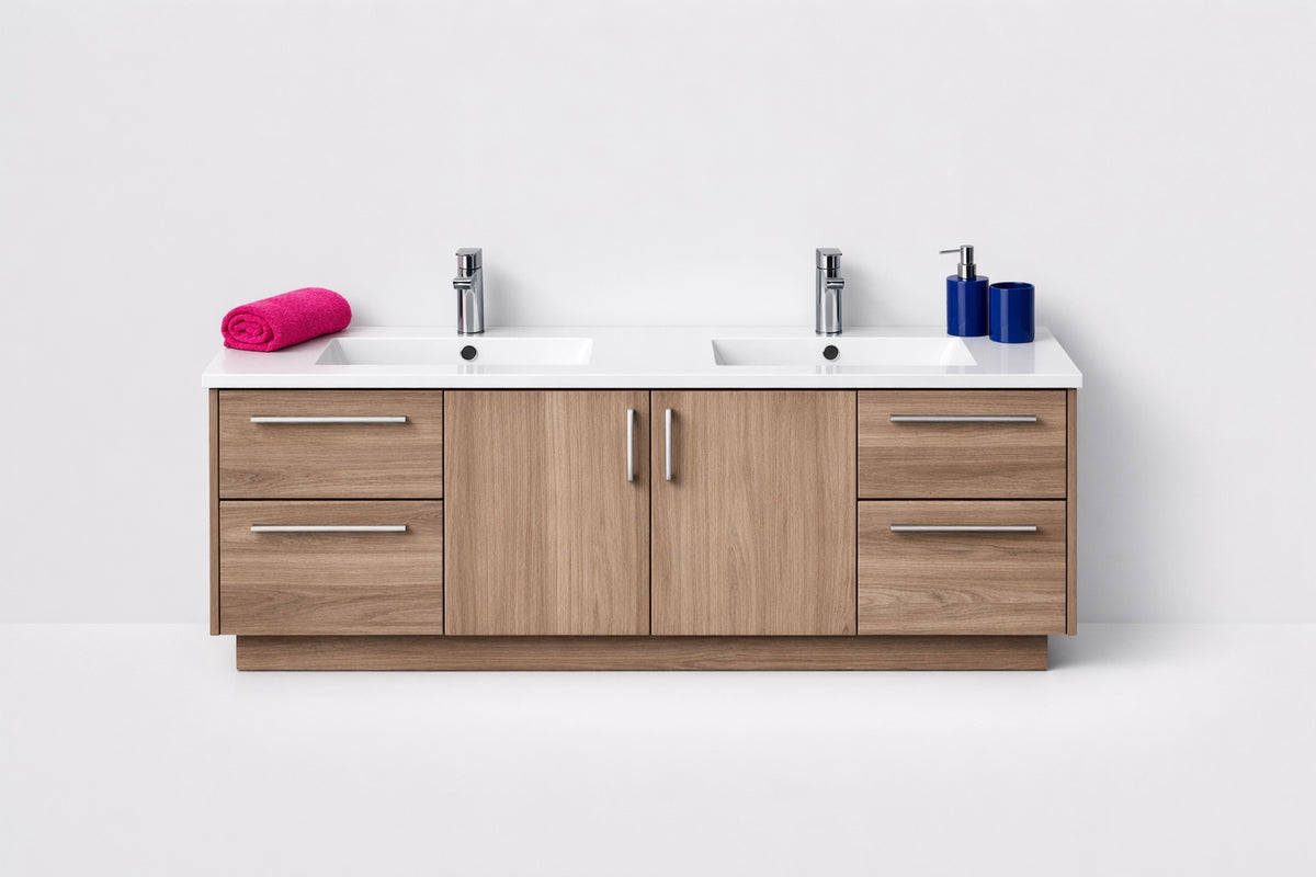 Mobili per doppio lavabo