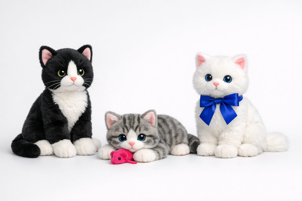 Gatti di peluche