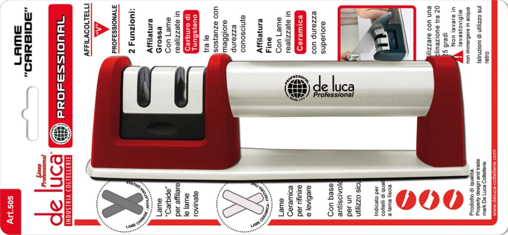 AFFILACOLTELLI PROFESSIONALE CON INCAVO A  V