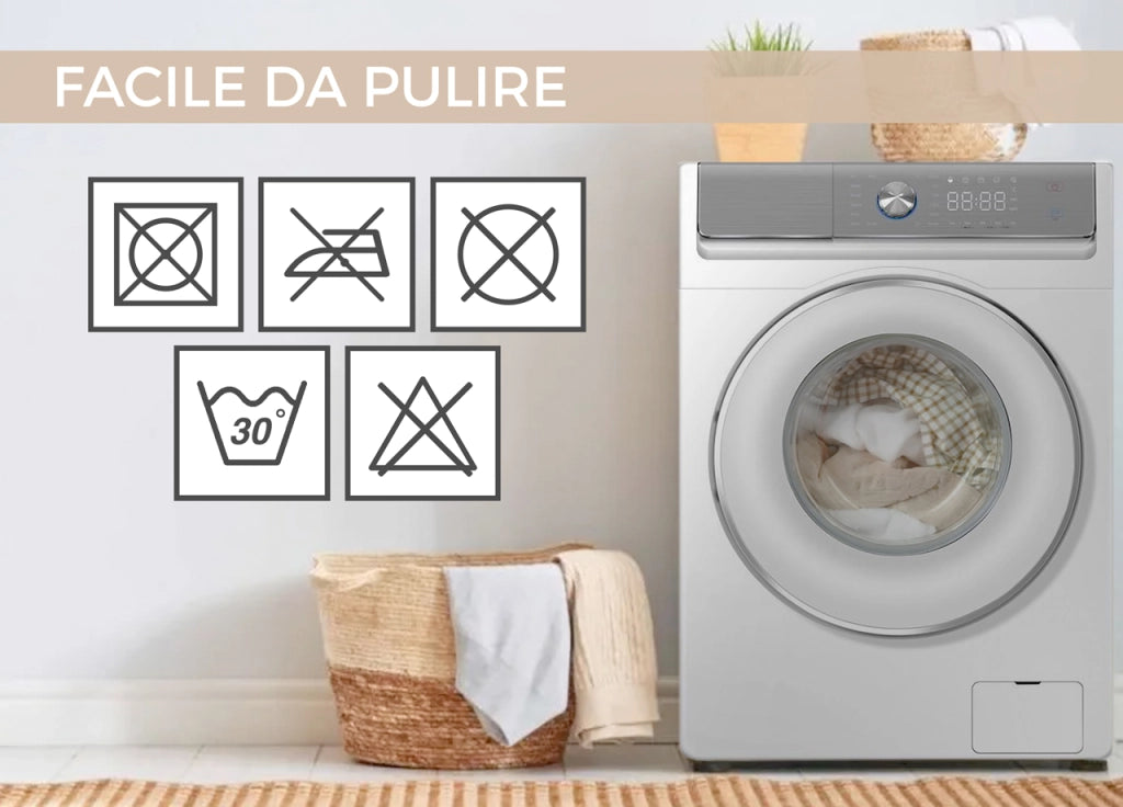 Telo Mare Microfibra Da Lettino Con Cuscino E Tasche Modello Miami Blu