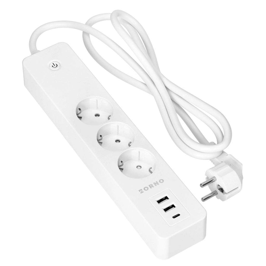 Ciabatta Multipresa Smart WiFi 3 Prese + 2 USB | Controllo Alexa e Google Home
