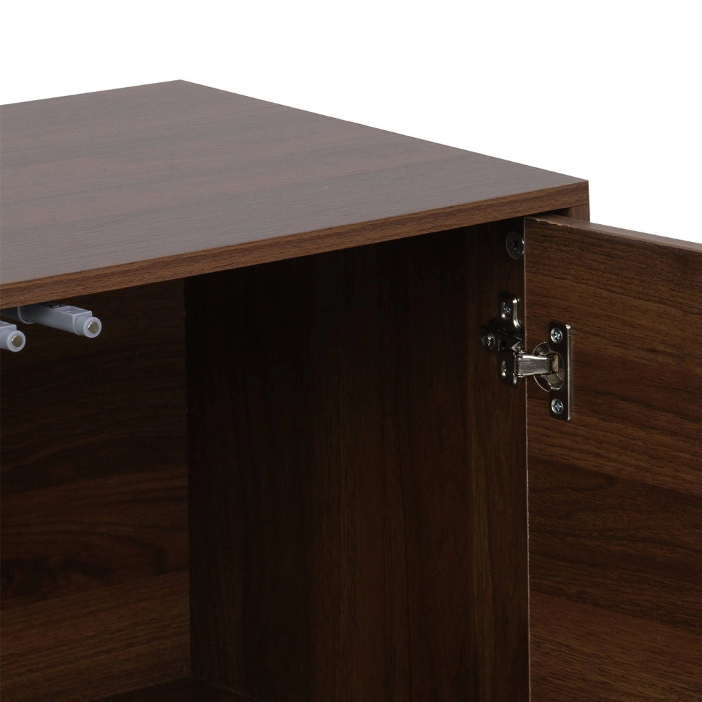 Modulo di stoccaggio con 2 ante, 70cm, noce