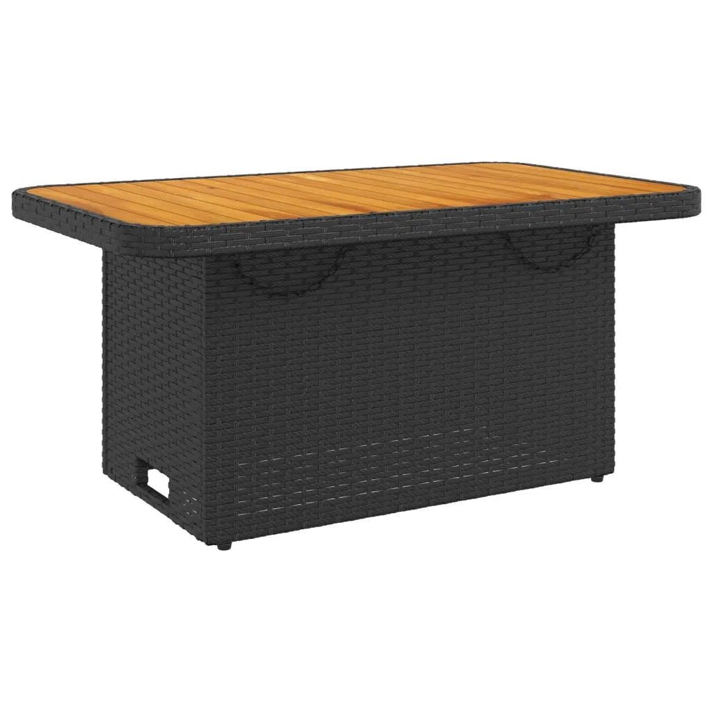 Set Divani da Giardino 3 pz con Cuscini Nero in Polyrattan 3262747