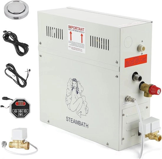 Set di Aggregato per Sauna e Spa 6KW - Controller LED Digitale, Adatto per Uso Commerciale