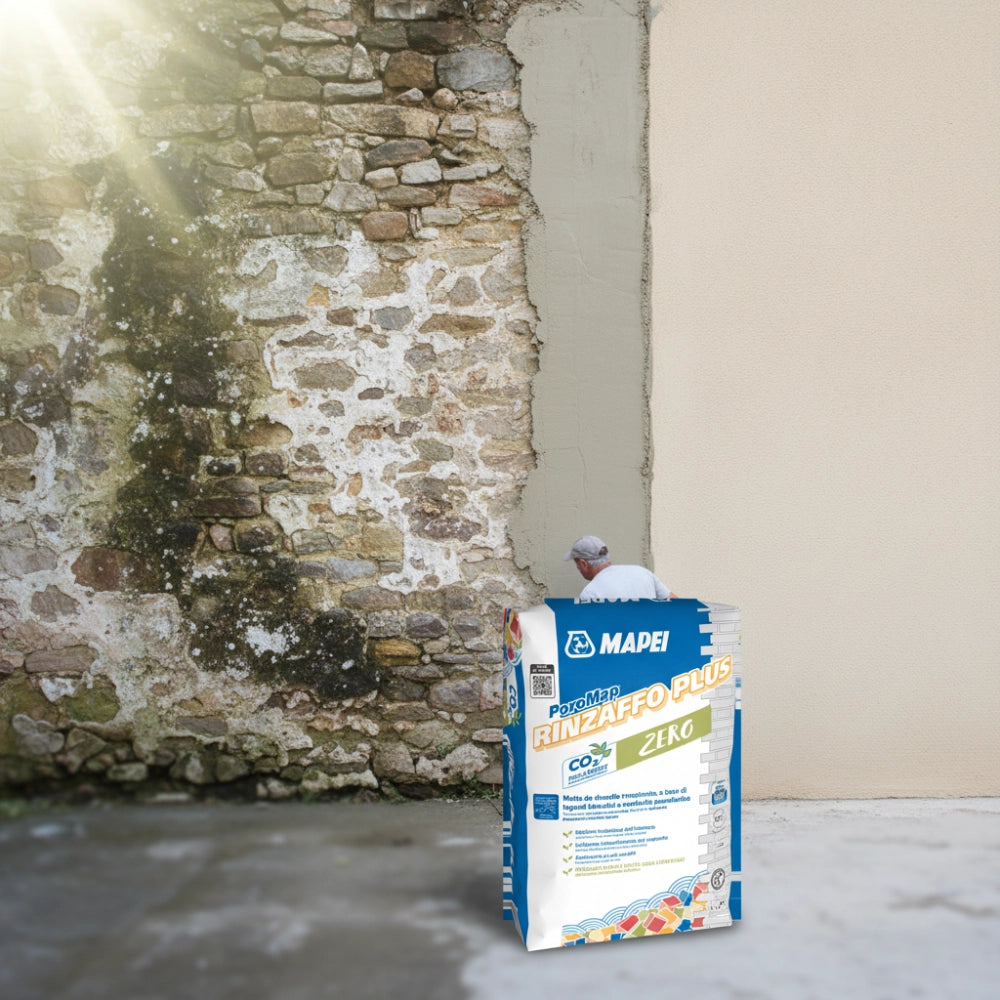 Poromap rinzaffo plus malta traspirante resistente ai sali 25 kg