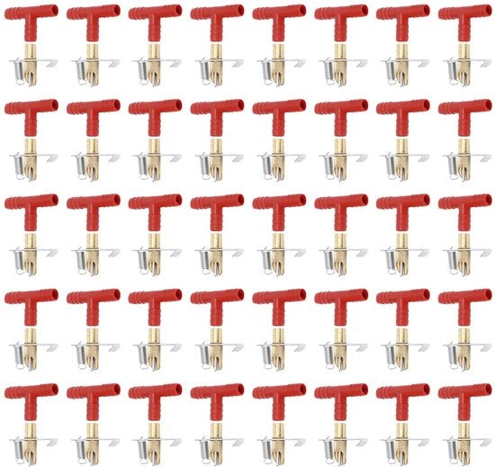 Accessori per bere acqua automatici - 20 pezzi - plastica/ rame/ferro