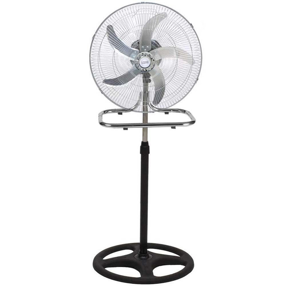 Trade Shop - Ventilatore 3in1 Piantana Da Tavolo Parete 3 Velocita Oscillazione 50w Pale 50cm -