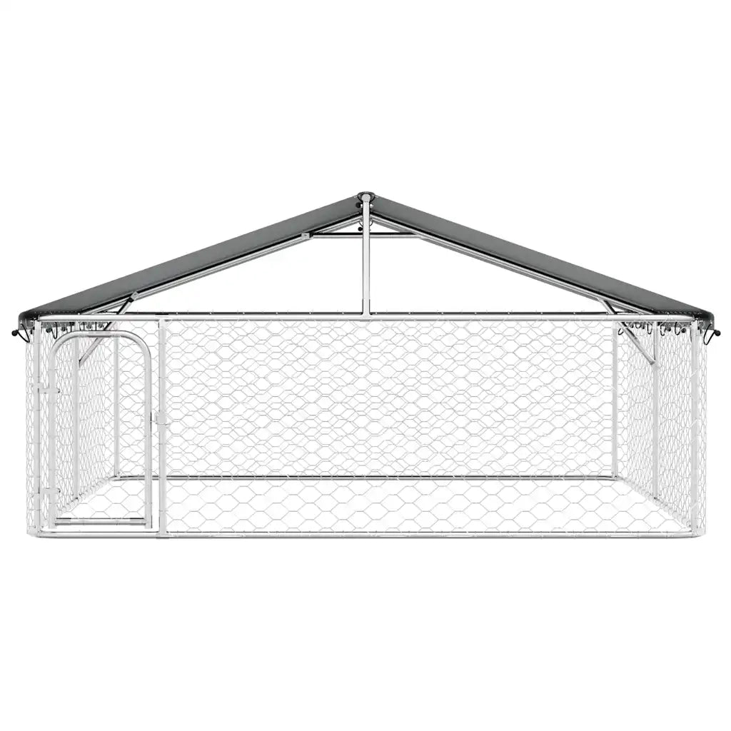 Gabbia per Cani da Esterno con Tetto 300x300x150 cm 171501
