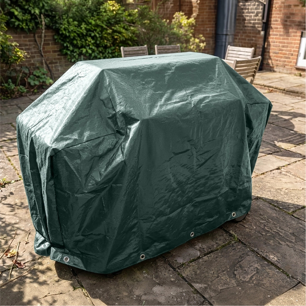 Telo Copertura Impermeabile per Arredo Giardino e Barbecue – Protezione Universale Cover Anti Pioggia UV Polvere per Tavoli, Sedie, Divani, ,lettino prendisole, Ombrelloni e BBQ Modello 2