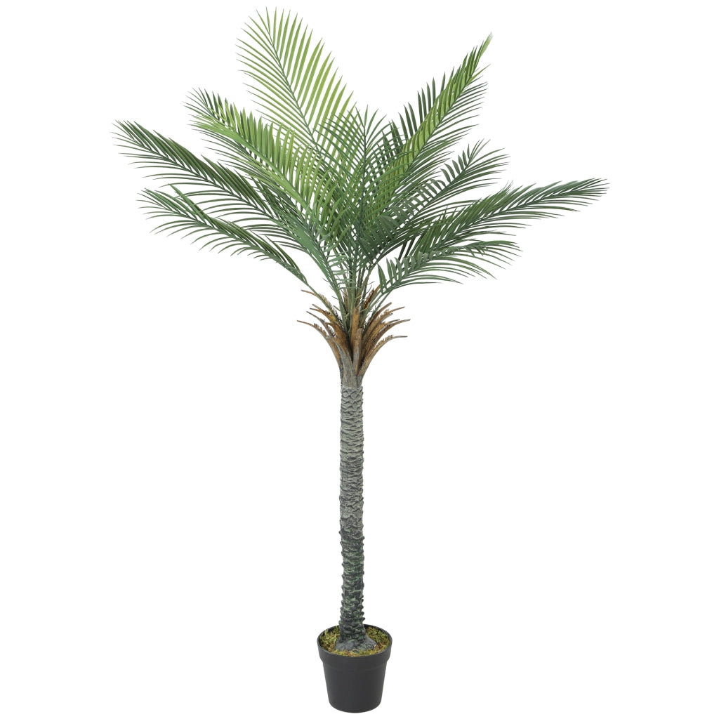 Palma Artificiale Decorativa 180 cm ¨C Xylo ¨C con Vaso e Foglie Verde per Interni