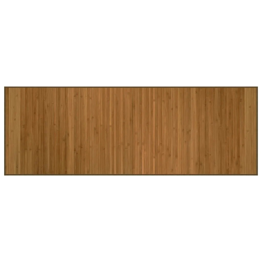 Tappeto del soggiorno | Tappeto Rettangolare Marrone 70x200 cm in Bamb¨´