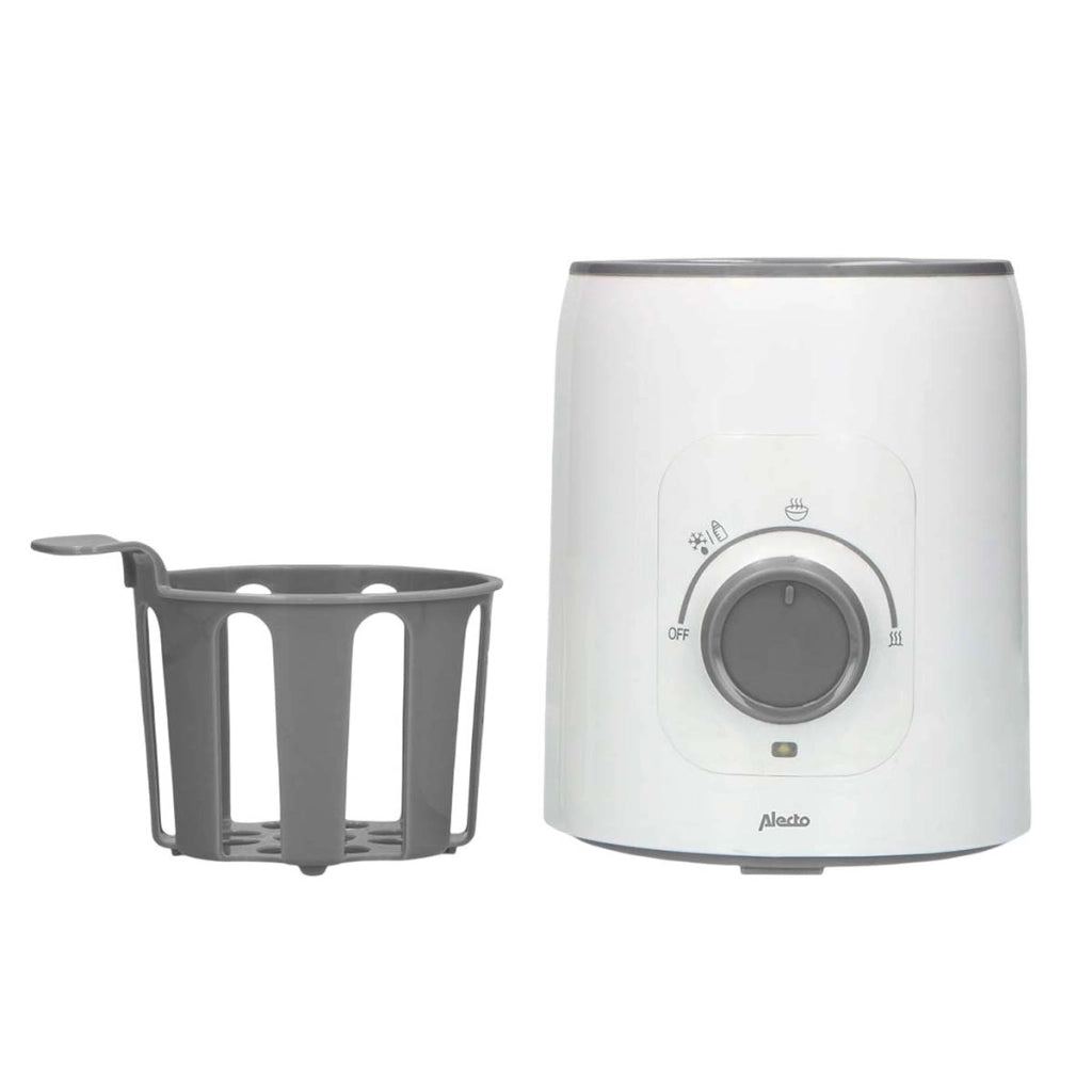 Scaldabiberon Elettrico 210W per Biberon e Vasi con Supporto Bianco Alecto