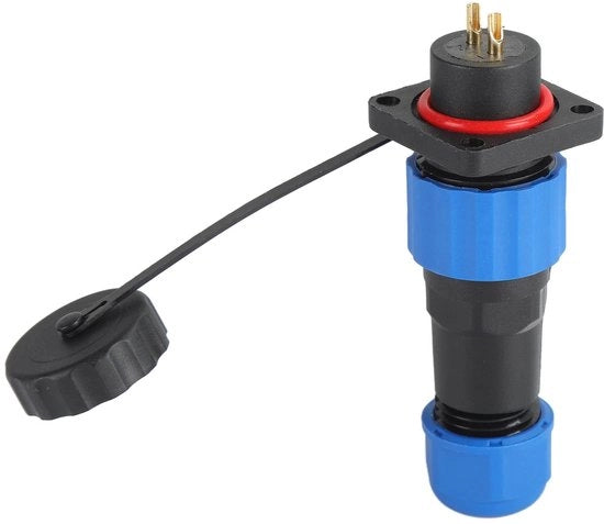 Presine - Presa per Auto - Connettore di Potenza Idroprova - IP68 - 4 Poli - Adatto a Diverse Applicazioni - 250V 5A