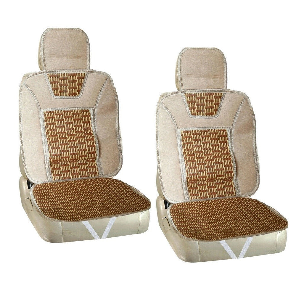 Trade Shop - Coppia Coprisedili Schienale Auto Copri Sedile Estivo Anteriore Cardiff Sc-042 -