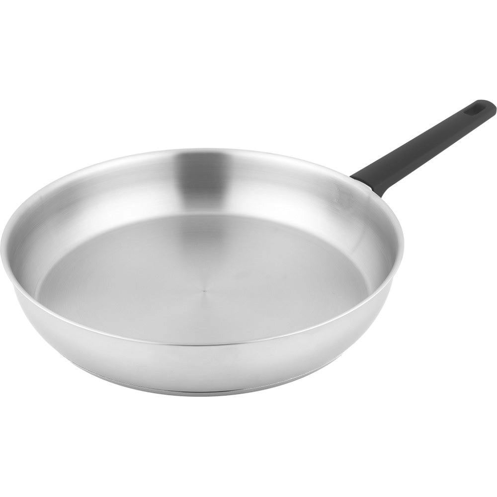 Padella Professionale in Acciaio con Manico in Bachelite 26 cm