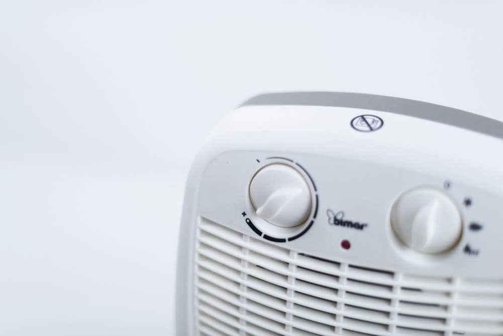 Bimar HF195 Stufa elettrica Termoventilatore Elettrico da 2000W a Basso Consumo con Termostato Regolabile