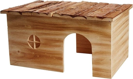 Casa per Roditori in Legno 45x24x38cm - 61975