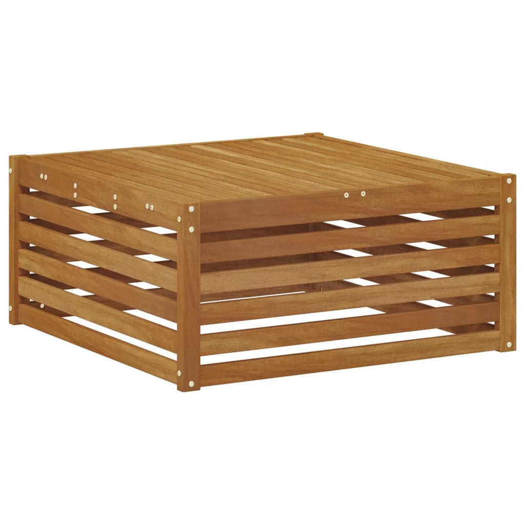 Set di divani da esterno con cuscino 5 pcs Naturale e Beige 3372998