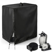 Copertura impermeabile per pompa del bagno, copertura per filtro di sabbia per piscina 64 x 42 x 66 cm, copertura filtro di sabbia per piscina, copertura impermeabile per pompa del bagno per sistemi di filtrazione per piscine di tipo Intex Krystal Clear.