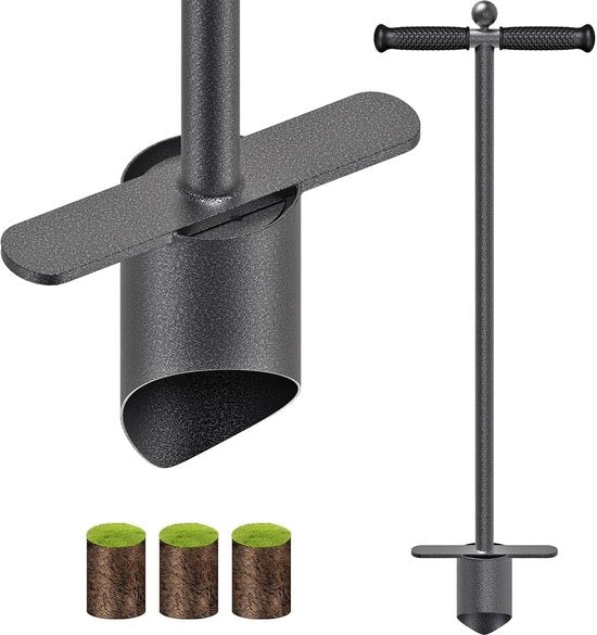 Pianta bulbi - Attrezzatura giardinaggio - Lunghezza steel - Pianta erba - Piantare bulbi - Adatto per tulipani e narcisi - 87cm