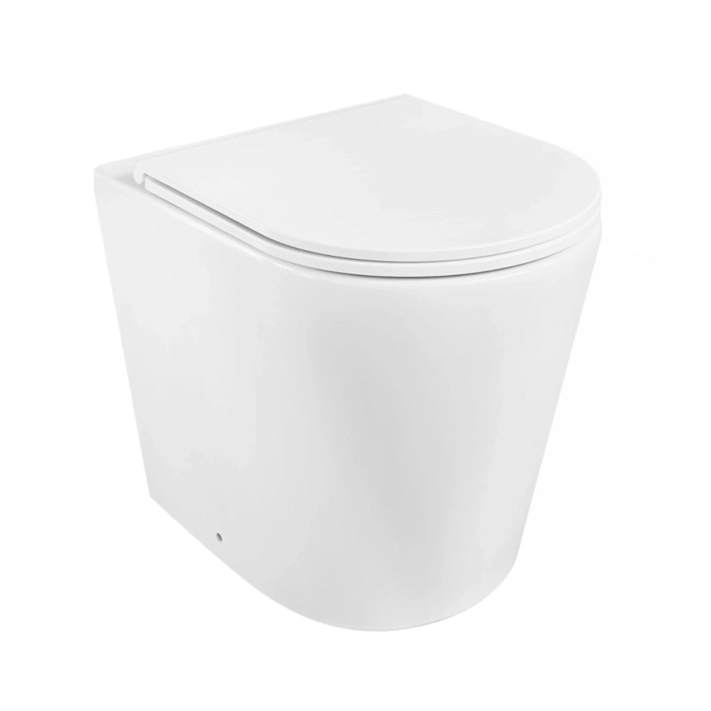 Vaso rimless filo muro LINPH Genziana Bianco