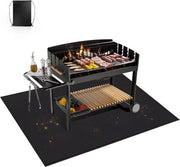 Matte grillabile per griglie a gas - impermeabile - protezione pavimento - silicone e vetroresina - fondo ignifugo - per camini, pavimento e prato