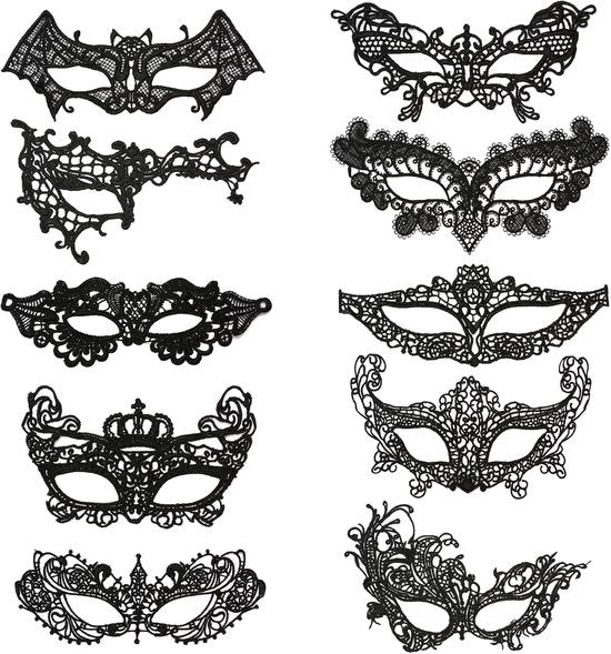 Set di maschere da 10 pezzi - Eleganti maschere veneziane - Maschere per gli occhi con bordi - Leggere e comode - Ideali per carnevali e feste - Maschere veneziane con modello 

Modello: 10 pezzi
Materiali: 
Dimensioni: 
Peso: 
Colore: