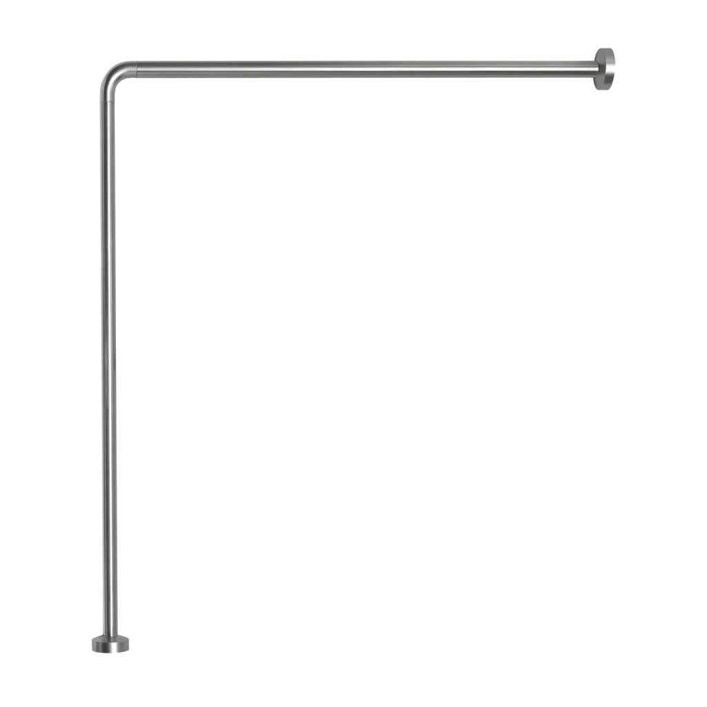 Asta Alluminio Angolare Cromo D.25 80X80 - Gedy