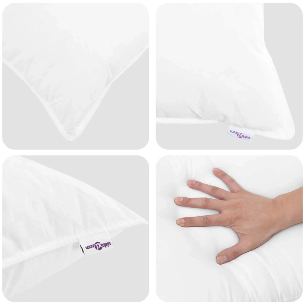 Set di Piumoni con cuscino 3 pcs Bianco Piuma d'anatra 3377112