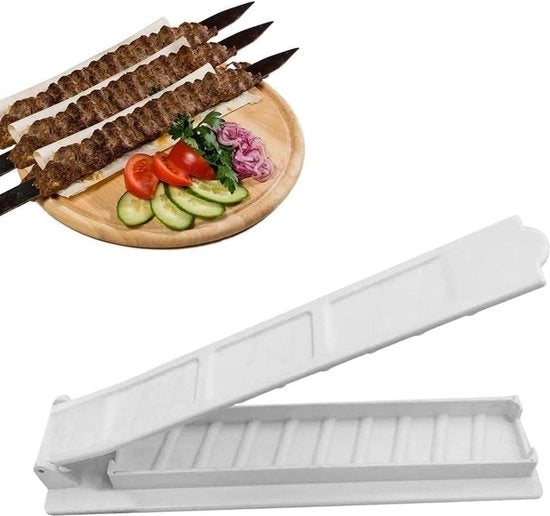 Fornitore di Kebab a Chiusura con una sola linea per macchina per carne per barbecue - Fornitore di Kebab a Chiusura in bianco