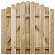 Cancello da Giardino in Legno di Pino Impregnato 100x100 cm 45327