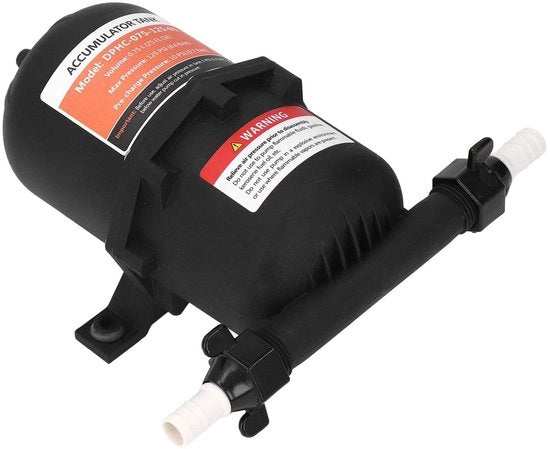 Accumulatore idrico 0,75L - Serbatoio pre-caricato - Pressione 10-125PSI - Applicazione universale - Riduce il ciclo di pompaggio - Aumenta la durata di vita della pompa - Serbatoio accumulatore
