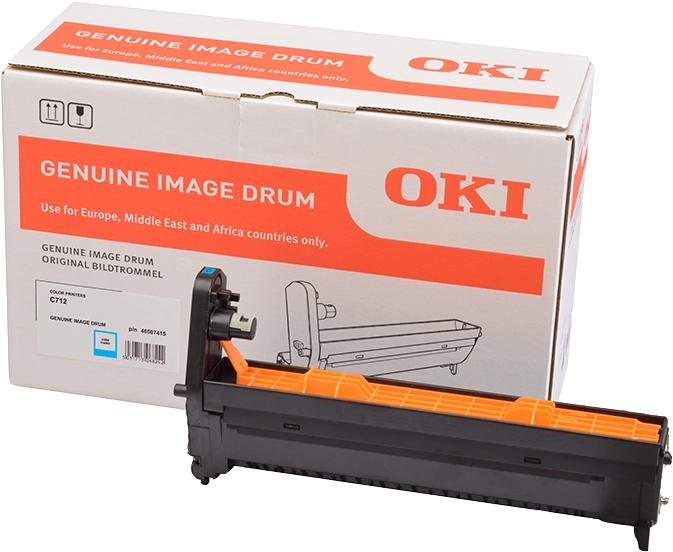 ORIGINAL OKI Tamburo ciano 46507415 C712 ~30000 Seiten