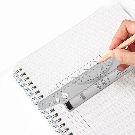 Misuratore angolare digitale in PVC - Livello di precisione elevato - Scala graduata - Interfaccia intuitiva - Livello di precisione elevato - Tavola di misura