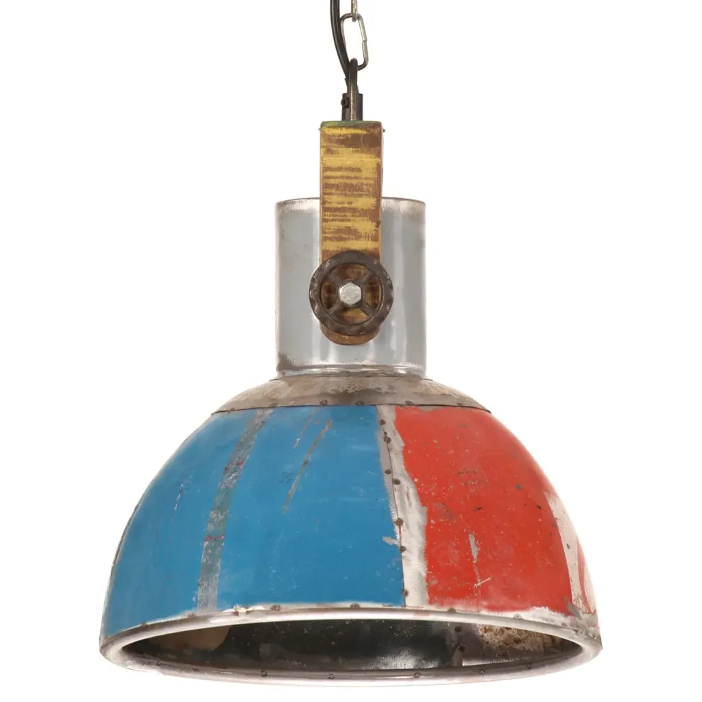 Lampada Sospesa Industriale 25 W Multicolore Rotonda 30 cm E27 344396