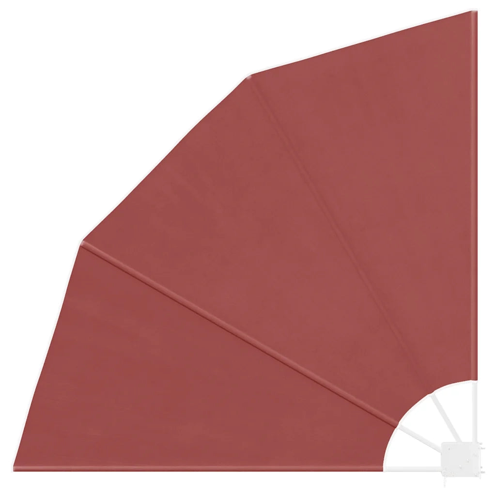 Tenda Laterale per Balcone Pieghevole Terracotta 140x140 cm 41581