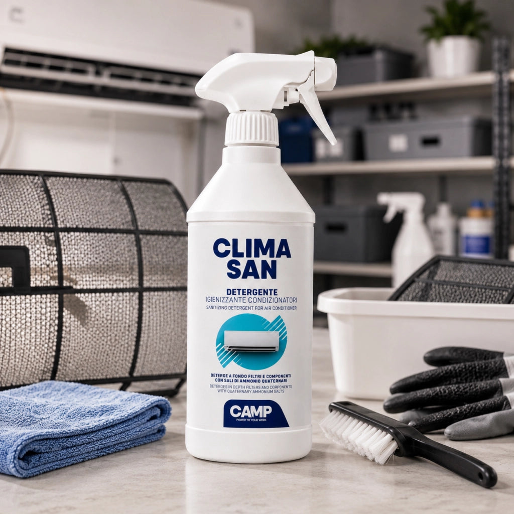 Camp climasan detergente per filtri e componenti climatizzatori 750 ml 3 pezzi
