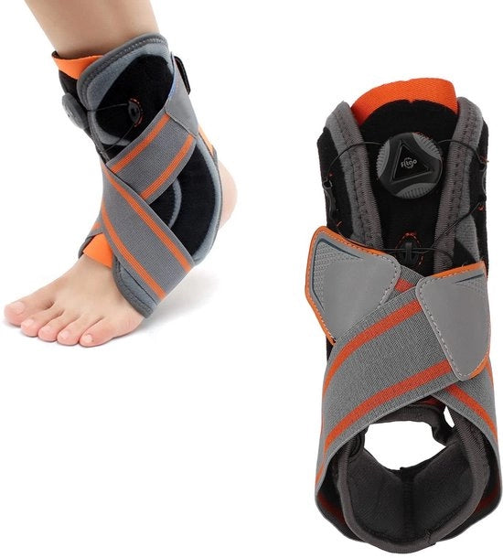 Brace Enstelabile Compressione - Supporto Singolo - Scarpe per Piede - Brace Singolo Donna/Uomo - Brace Singolo Bambino - Fissaggio Migliorato