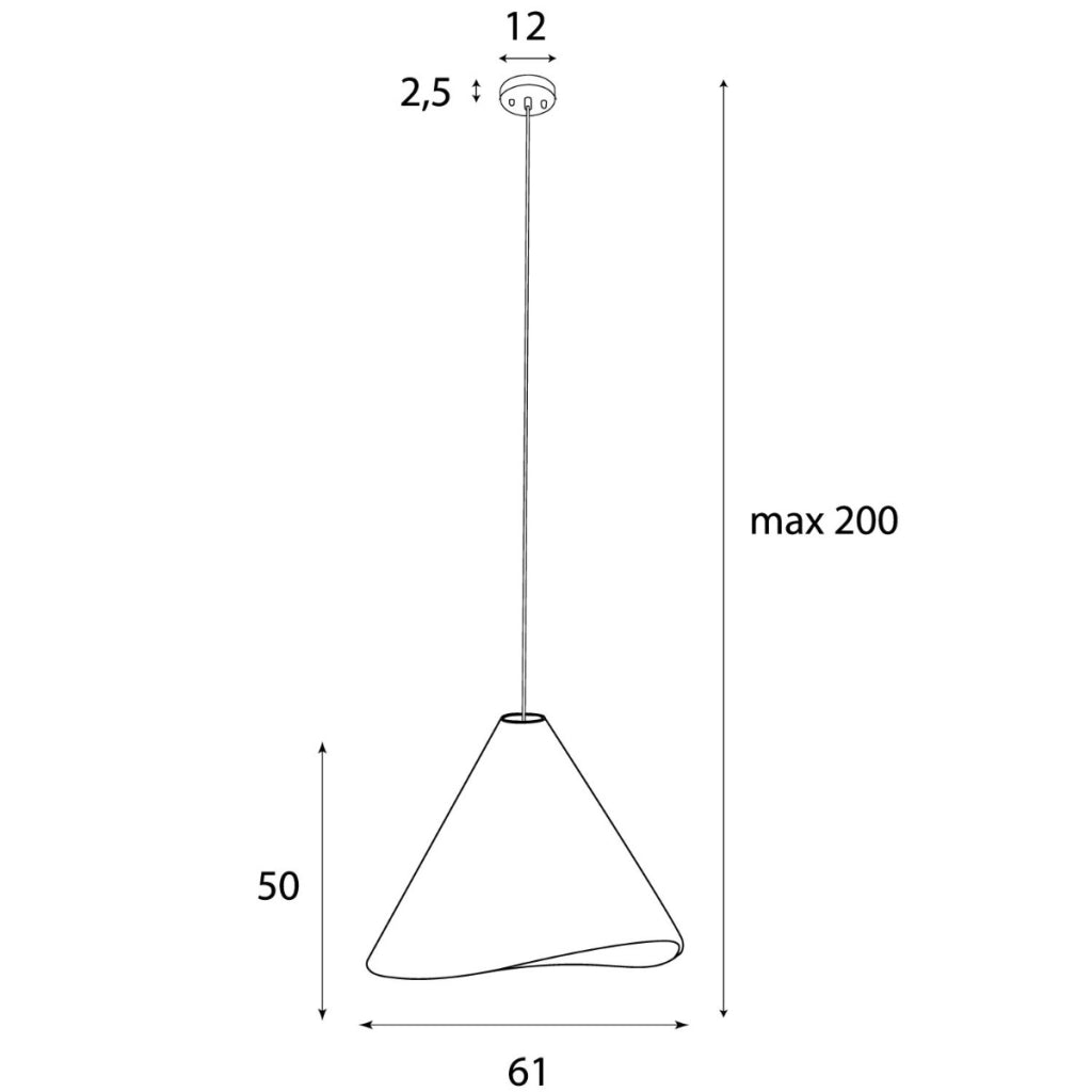 Lampada a sospensione scandinava rovere scuro E27 Maxlight