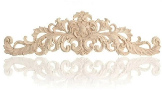 Liste di Decorazione in Legno Massello - Classica/Elegante - 30x8.5x0.8cm - Materiale di Alta Qualità
