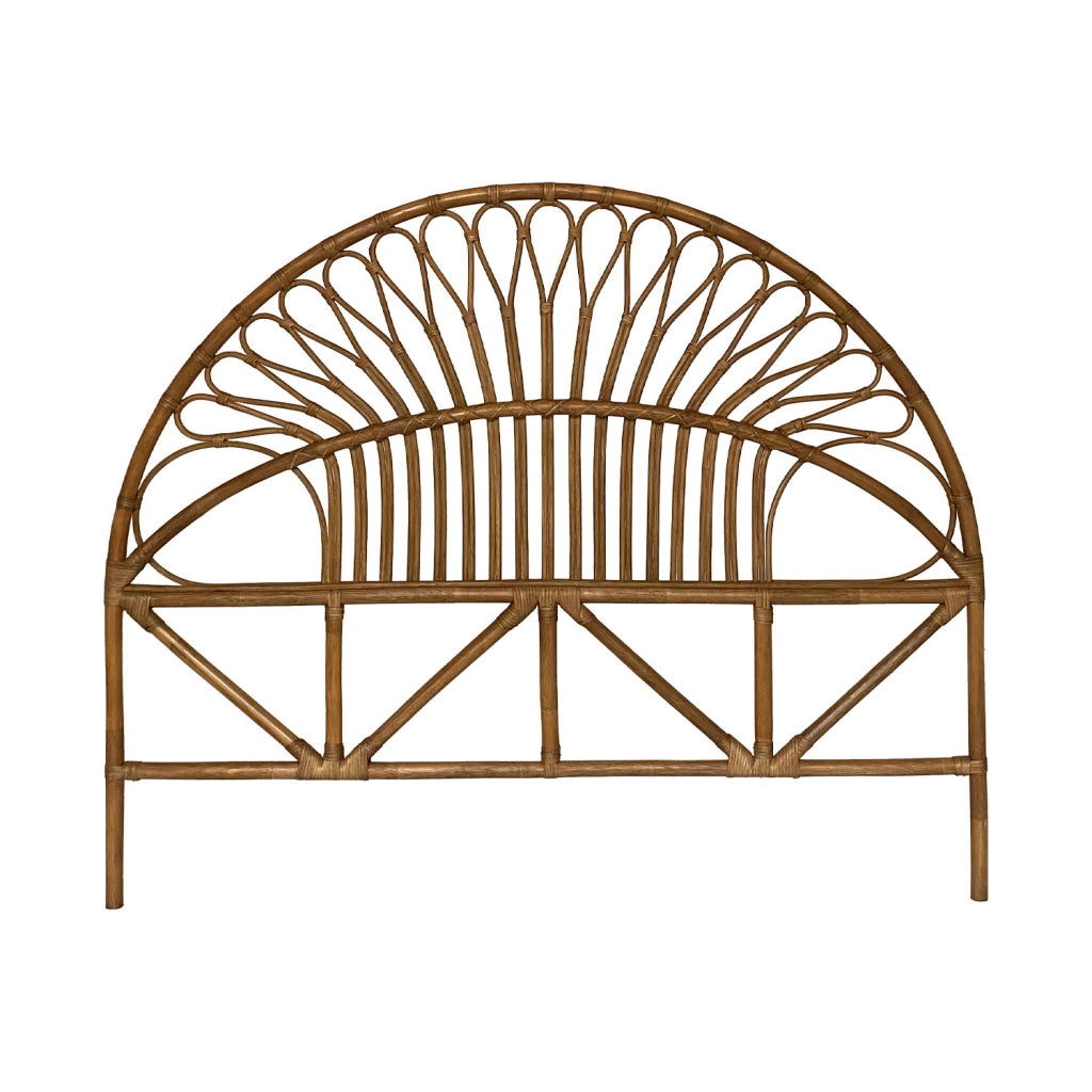 Testata in rattan scuro