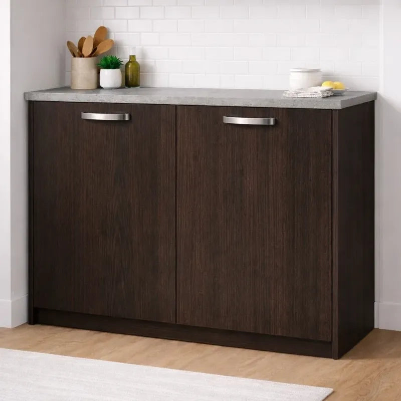 Anta per mobili in Legno nobilitato Compresa di Maniglia 72x60 Wenge