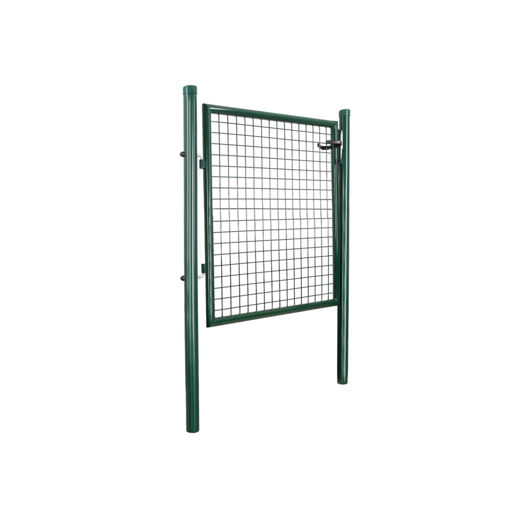 Kit completo cancello in rete per orto in acciaio zincato 106 x 6 x 150 cm con serratura 12_0001946