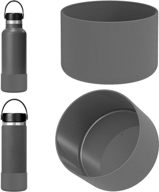 Copri protezione per bottiglia d'acqua - Silicona - Copri protezione per base - Parafango per bottiglia - Adatto per bottiglia d'acqua con bocca ampia/standard 12oz/14oz/16oz/18oz/20oz/21oz/24oz - 2 pezzi.