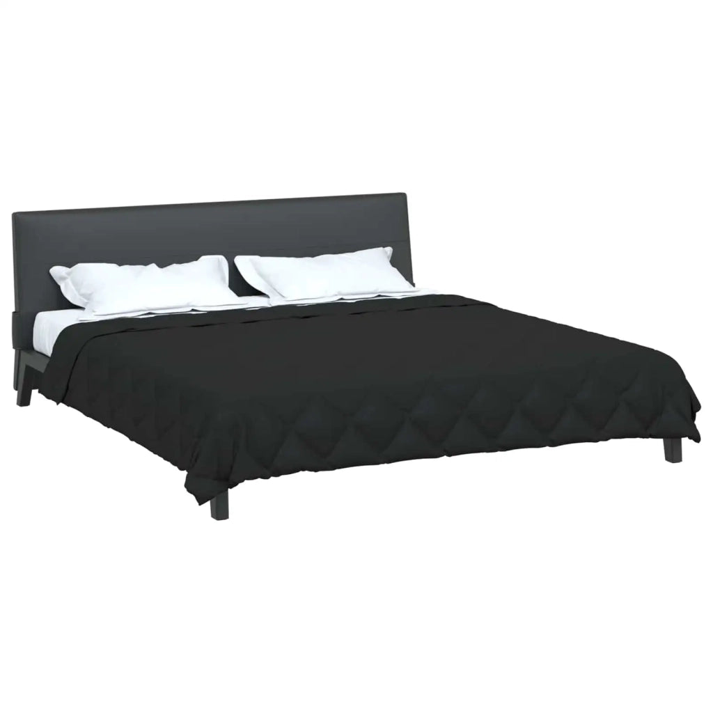 Duvet Estivo Nero 200 x 200 cm Microfibra 42025467