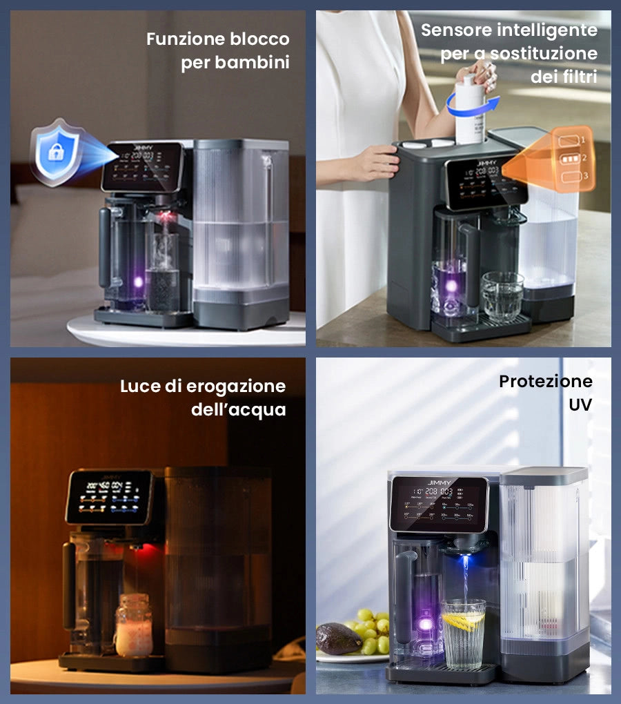 Purificatore d'Acqua a Osmosi Inversa da Banco R9