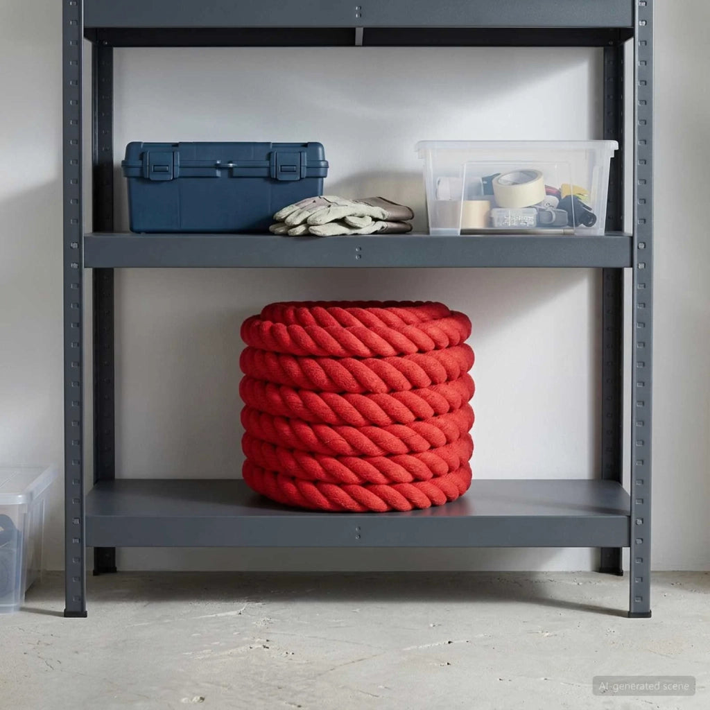 Corda di Cotone 50 mm 5 m Rosso 100% Cotone 42011936