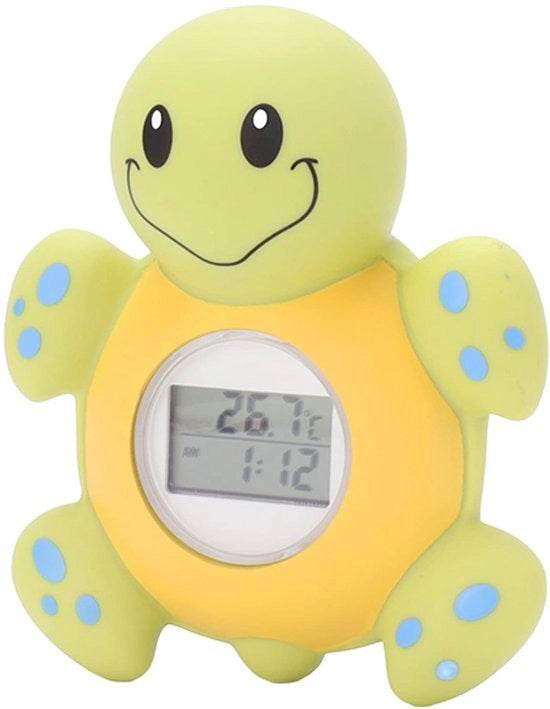 Termometro per Bambini - Rapido e Preciso - Allarme Temperatura - Schermo LCD - Duraturo - Sicuro per Bambini - Materiale Amichevole con l'Ambiente - Termometro Acqua