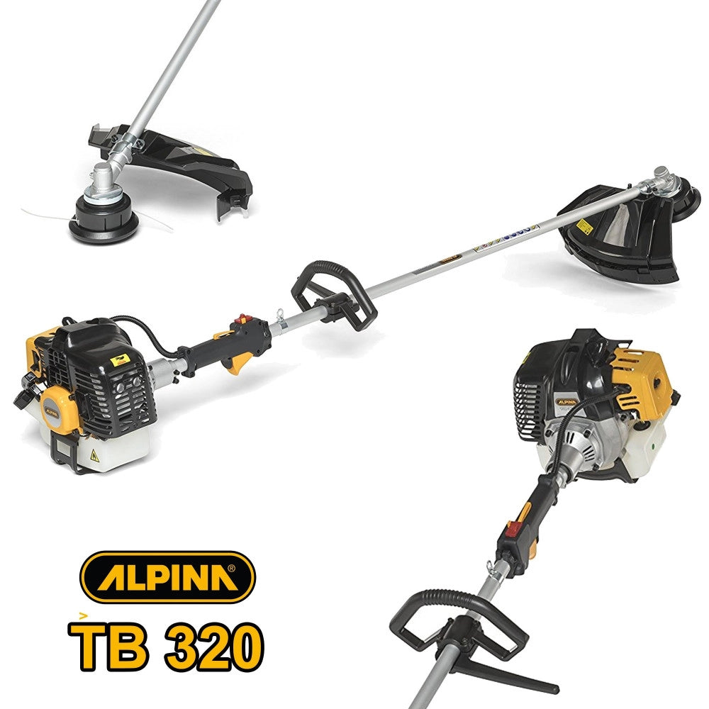 Trade Shop - Decespugliatore Tagliabordi Alpina Tb320 Motore A Scoppio 2 Tempi 32 Cc Tb 320 -