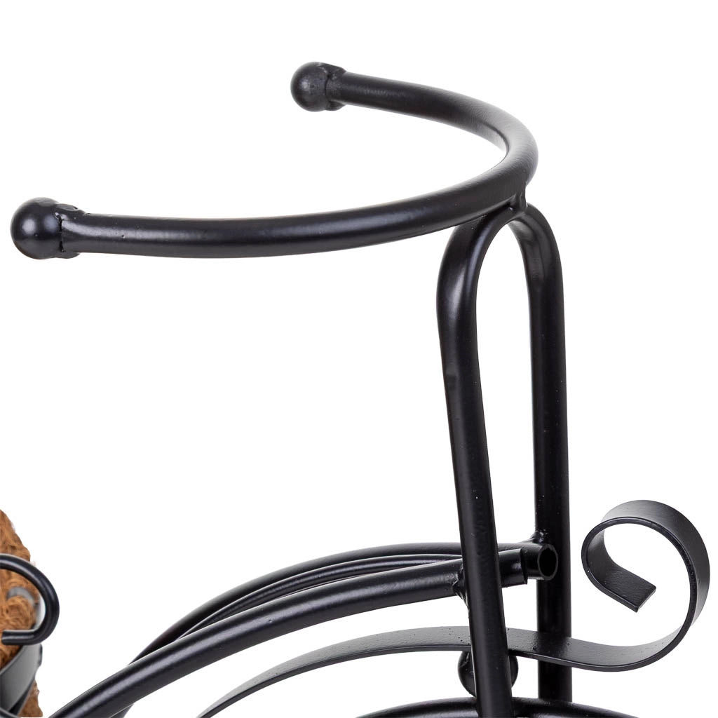 Portavaso per bicicletta nero, 46x20x35h cm